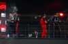 ABU DHABI, UNITED ARAB EMIRATES - NOVEMBER 26: Race winner Max Verstappen of the Netherlands and Oracle Red Bull Racing, Second placed Charles Leclerc of Monaco and Ferrari, Third placed George Russell of Great Britain and Mercedes and Jamie Meades, Head Of Supply Chain Operations at Red Bull Racing celebrate on the podium during the F1 Grand Prix of Abu Dhabi at Yas Marina Circuit on November 26, 2023 in Abu Dhabi, United Arab Emirates. (Photo by Peter Fox/Getty Images) // Getty Images / Red Bull Content Pool // SI202311260298 // Usage for editorial use only //